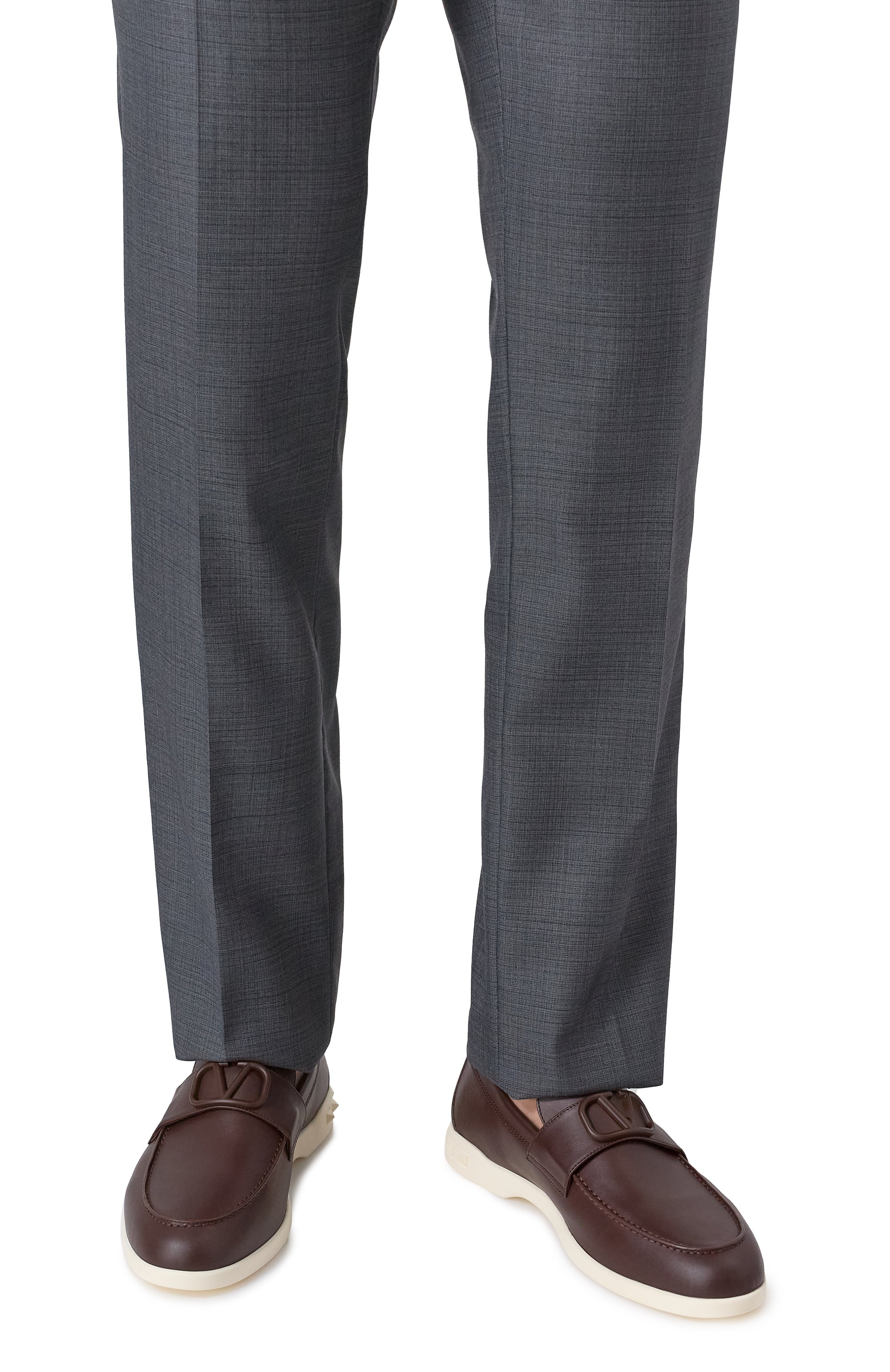 Кожаные лоферы leisure flows VALENTINO, арт. 6Y2S0I53/UHE, фото 3