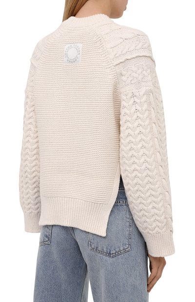 Хлопковый свитер STELLA MCCARTNEY кремового цвета по цене 69950 руб., арт. 603626/S2258, фото 4 Хлопковый свитер STELLA MCCARTNEY, арт. 603626/S2258, фото 4