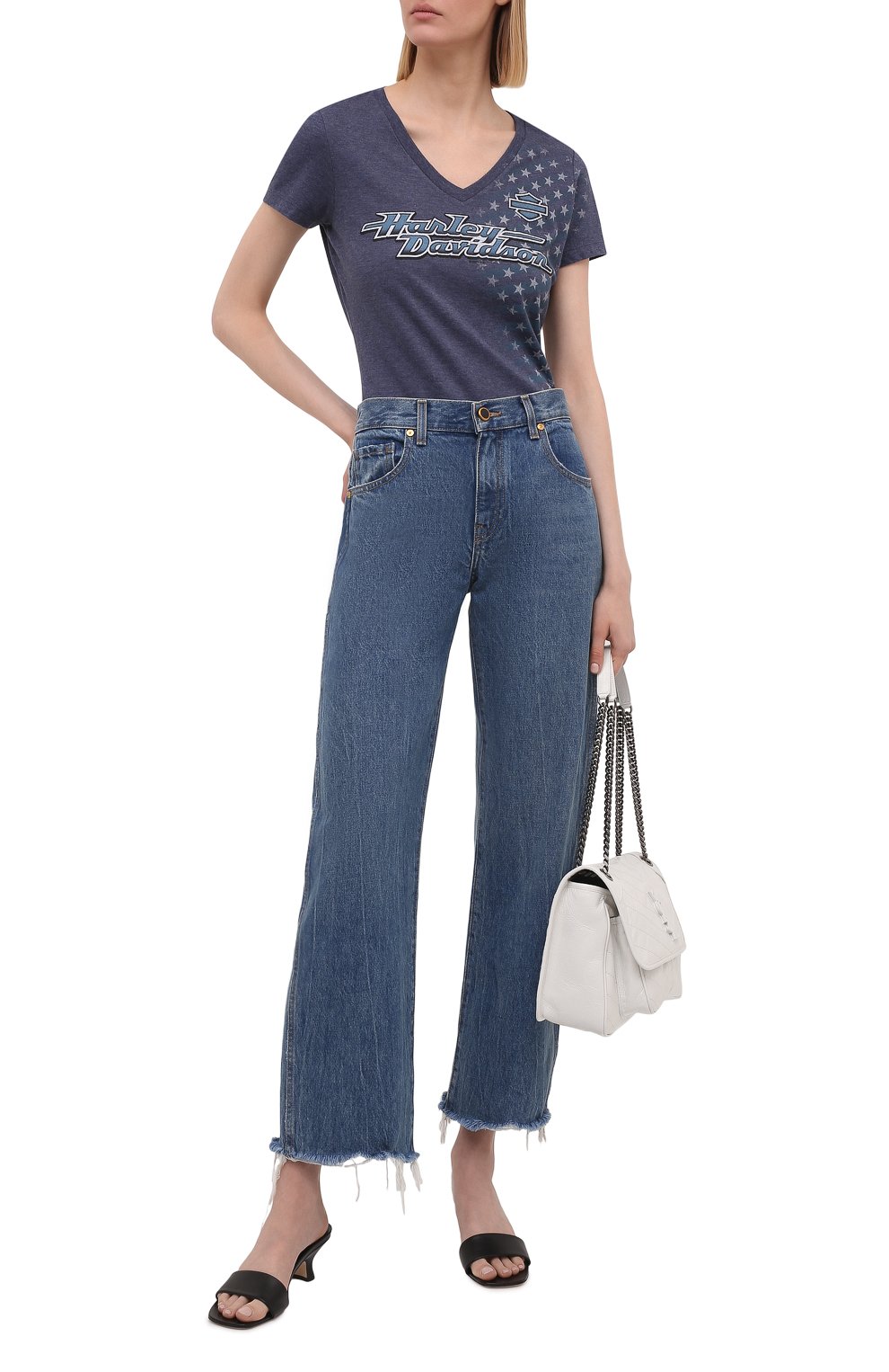 Хлопковая футболка exclusive for moscow HARLEY-DAVIDSON, арт. R004096, фото 2