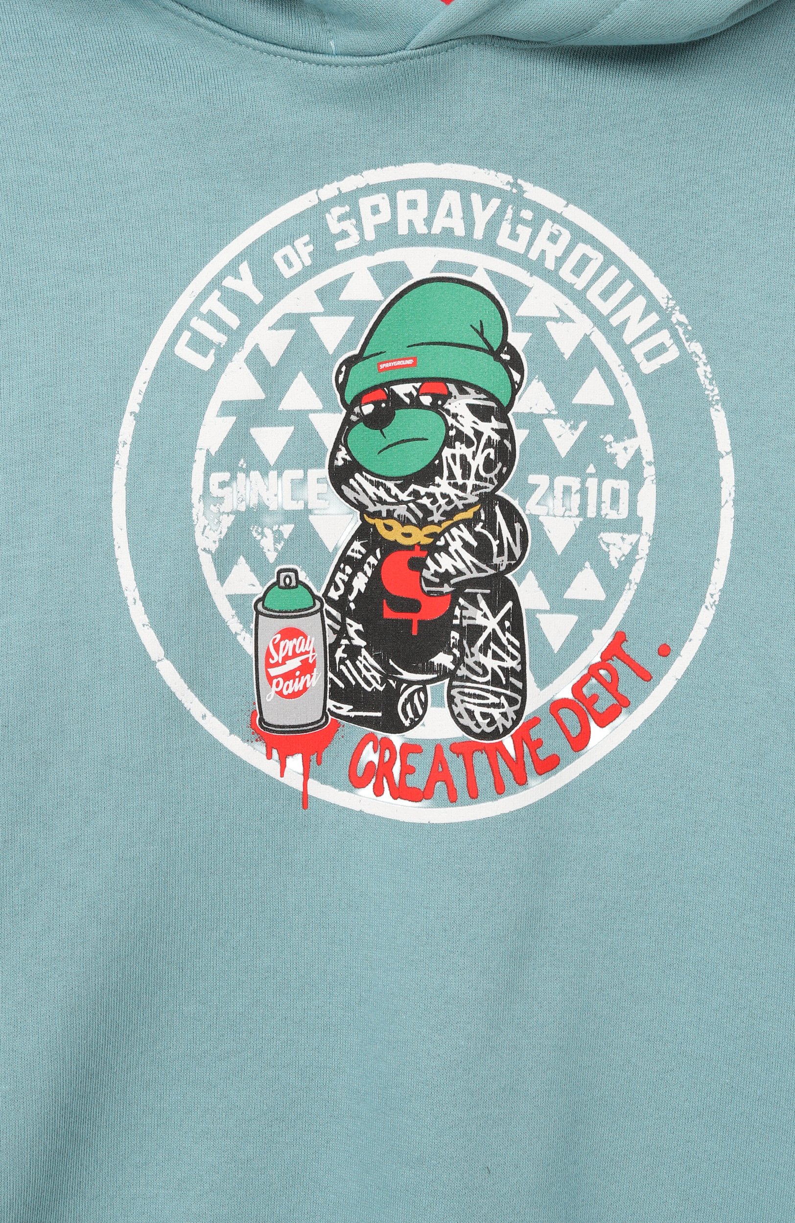 Хлопковое худи SPRAYGROUND, арт. SPY1514GSM0KE/CREATIVE DEPT. PERFECT H00DIE SM00KE, фото 3
