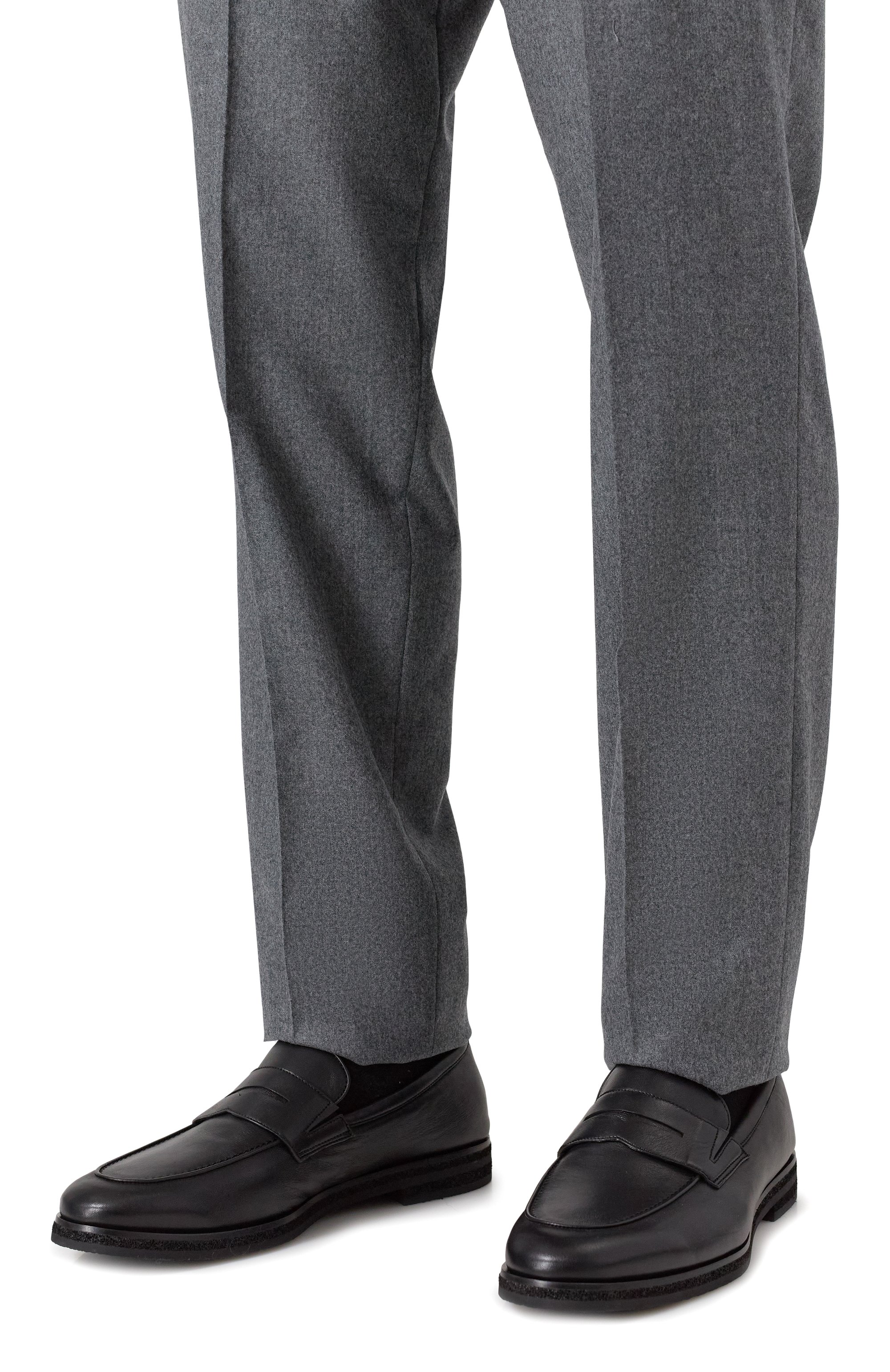 Кожаные пенни-лоферы BARRETT черного цвета по цене 74350 руб., арт. 252U018.7, фото 3 Кожаные пенни-лоферы BARRETT, арт. 252U018.7, фото 3