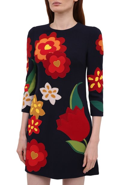 Шерстяное платье DOLCE & GABBANA, арт. F6Q4ZZ/FU2TZ, фото 3
