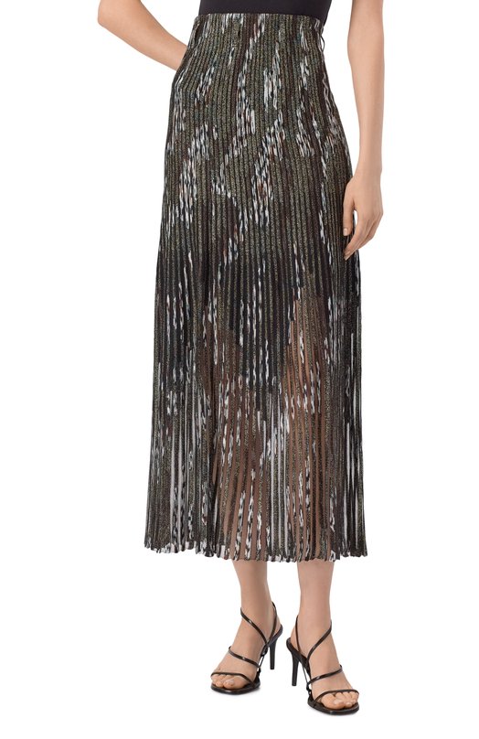 Юбка из вискозы Missoni DS25WH08/BK01CH Чёрный  DS25WH08/BK01CH Фото 3
