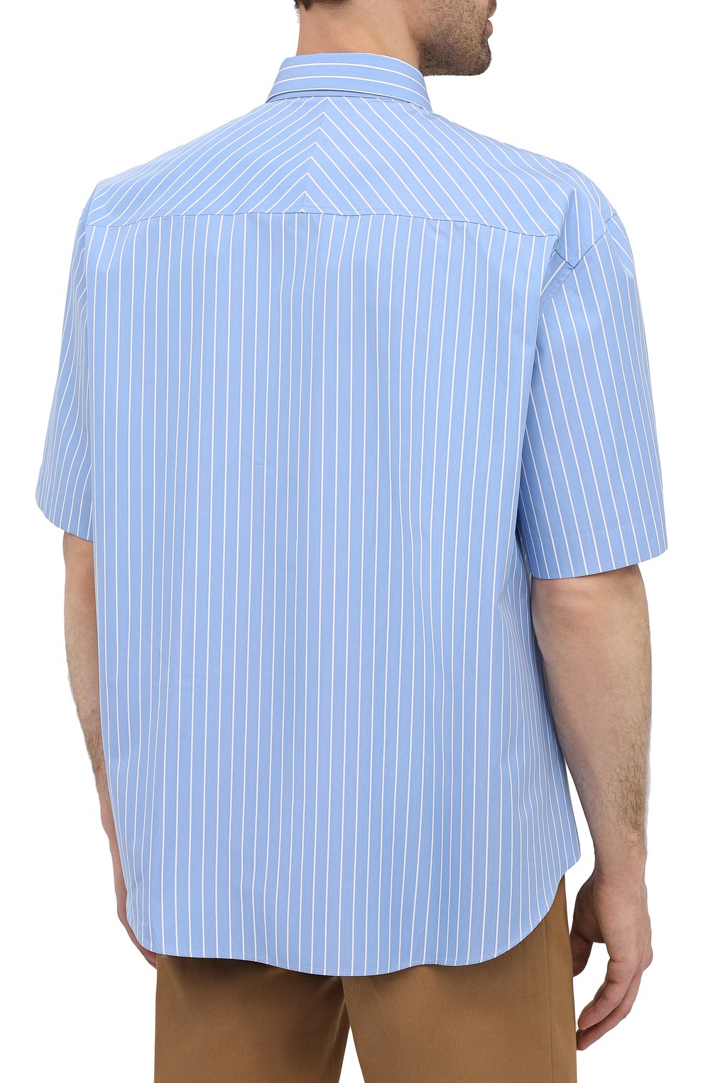 Хлопковая рубашка BERLUTI, арт. R19HCS34-001, фото 4