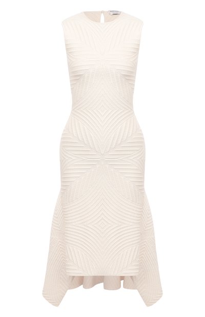 Женское платье из шерсти и вискозы ALEXANDER MCQUEEN, арт. 641895/Q1ARN