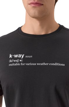 Хлопковая футболка K-WAY, арт. K3136DW, фото 1