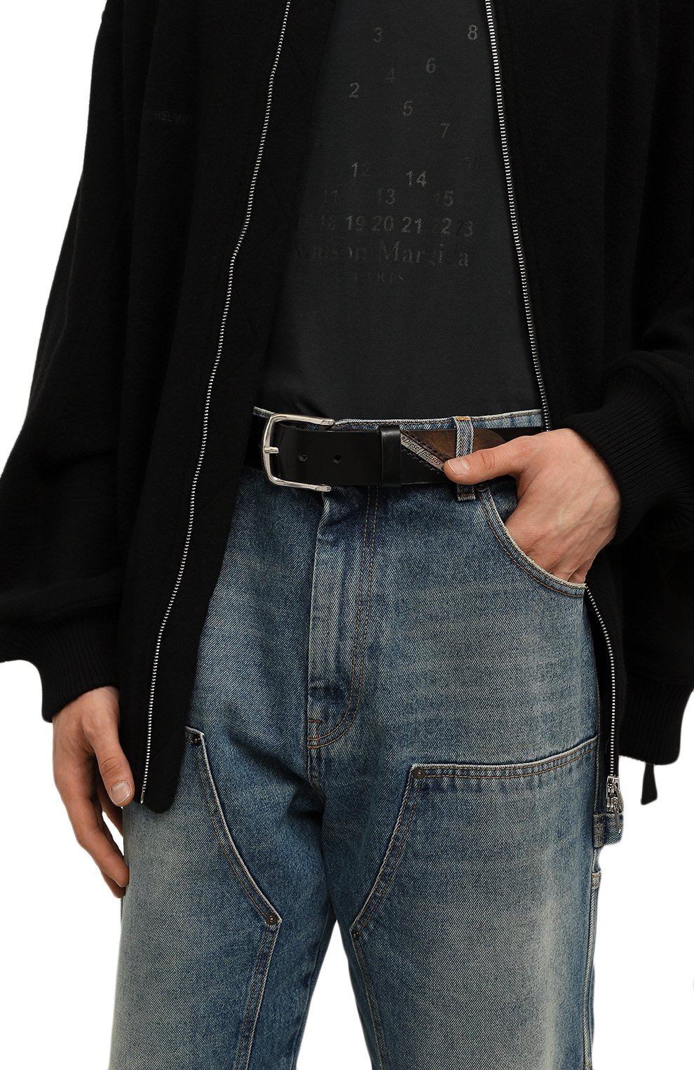 Кожаный ремень DIESEL, арт. X03737/PR080, фото 2