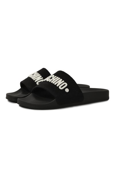 Мужские текстильные шлепанцы MOSCHINO, арт. MB28302G0IGQ0