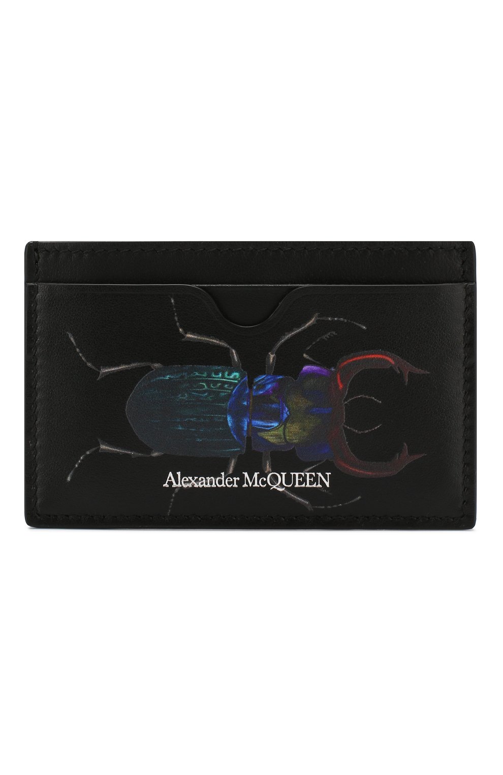 Кожаный чехол для кредитных карт ALEXANDER MCQUEEN, арт. 550820/04YFN, фото 1