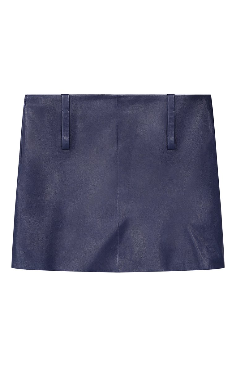 Кожаная юбка PRADA, арт. 51728-1MNA-F0021, фото 2