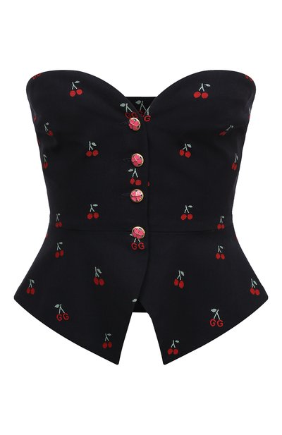 Женский корсет из хлопка и шерсти GUCCI, арт. 569887 ZABMY