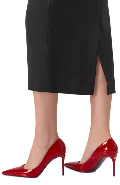 Женские лакированные туфли lollo DOLCE & GABBANA, арт. CD1860/A1471