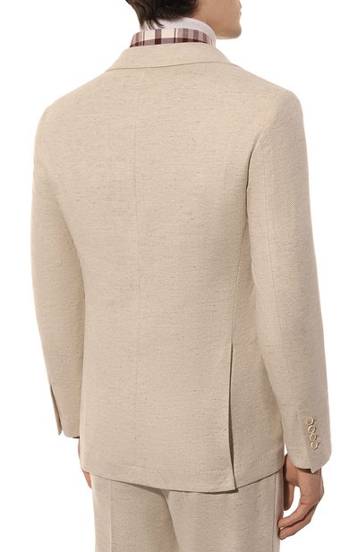 Шерстяной костюм BRUNELLO CUCINELLI светло-бежевого цвета по цене 721000 руб., арт. MY451LDWH, фото 5 Шерстяной костюм BRUNELLO CUCINELLI, арт. MY451LDWH, фото 5