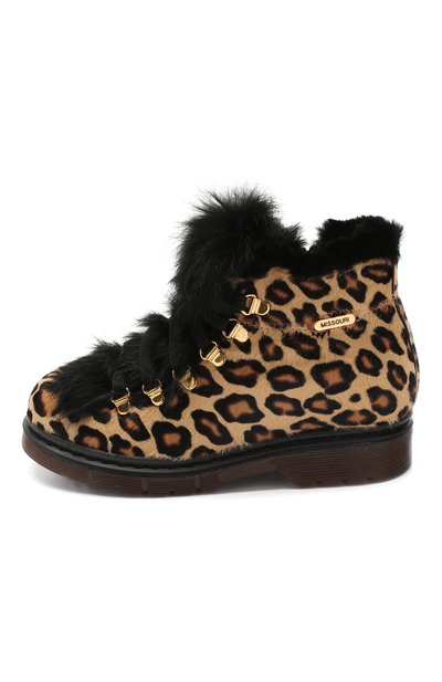 Кожаные ботинки с меховой отделкой MISSOURI, арт. 4754 A/27-30, фото 2