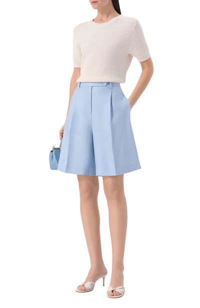 Женские льняные шорты MVST, арт. M26.2PW.T900/T30