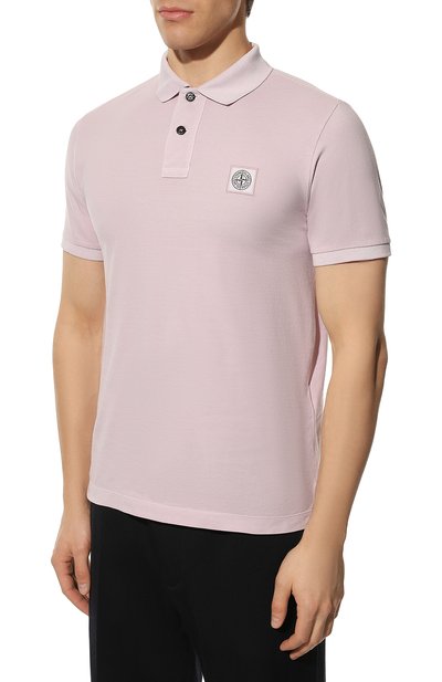 Хлопковое поло STONE ISLAND, арт. 761522S67, фото 3