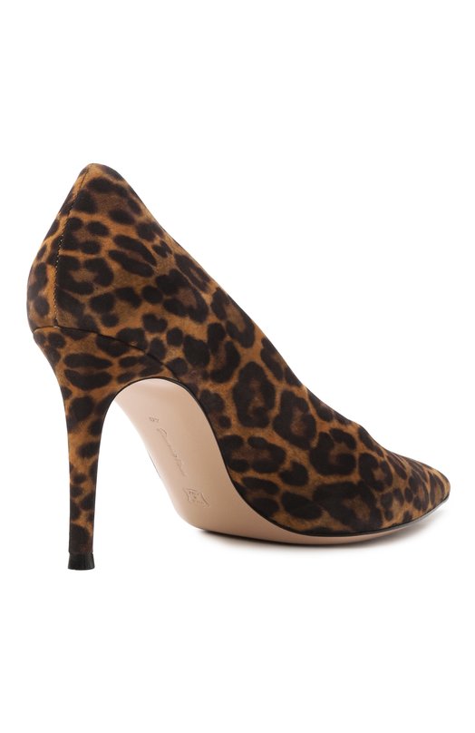 Замшевые туфли Robbie 85 Gianvito Rossi G22277.85RIC.CMDALLP Леопардовый  G22277.85RIC.CMDALLP Фото 5