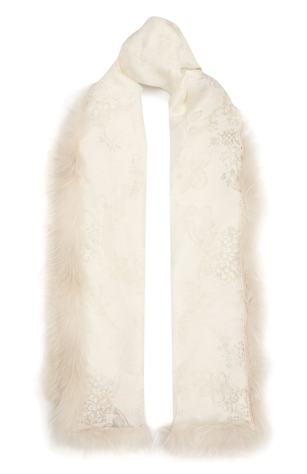 Палантин с меховой отделкой FURLAND, арт. 0020309610018600215, фото 1