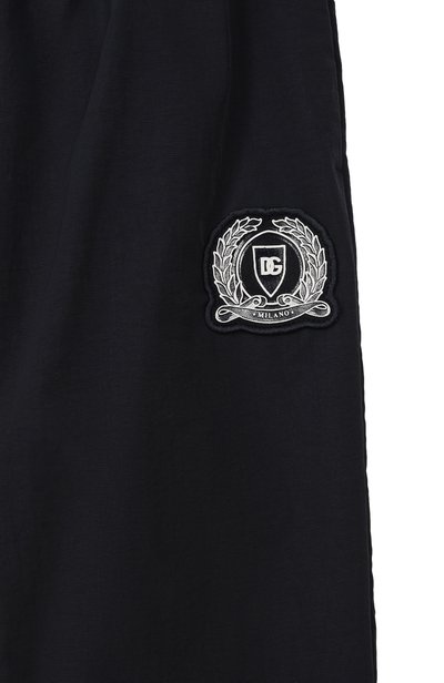 Джоггеры DOLCE & GABBANA темно-синего цвета по цене 47800 руб., арт. L45P34/G7P6H_001, фото 3 Джоггеры DOLCE & GABBANA, арт. L45P34/G7P6H_001, фото 3