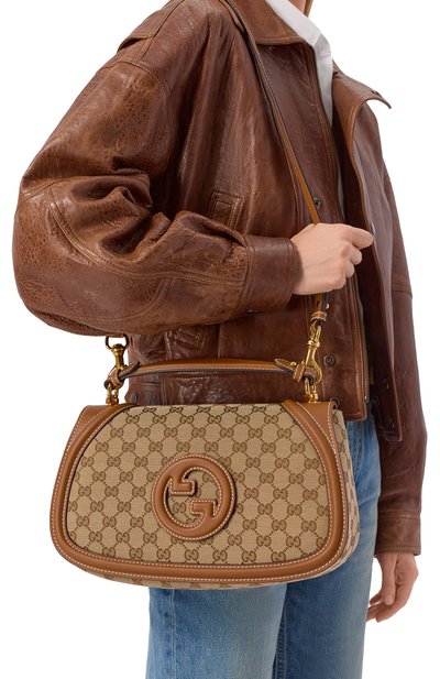 Сумка blondie large GUCCI коричневого цвета по цене 629000 руб., арт. 815716/HAAKG, фото 2 Сумка blondie large GUCCI, арт. 815716/HAAKG, фото 2