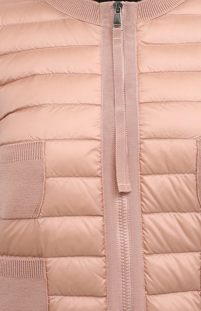 Кардиган MONCLER розового цвета по цене 78500 руб., арт. F2-093-9B510-00-A9018, фото 5 Кардиган MONCLER, арт. F2-093-9B510-00-A9018, фото 5