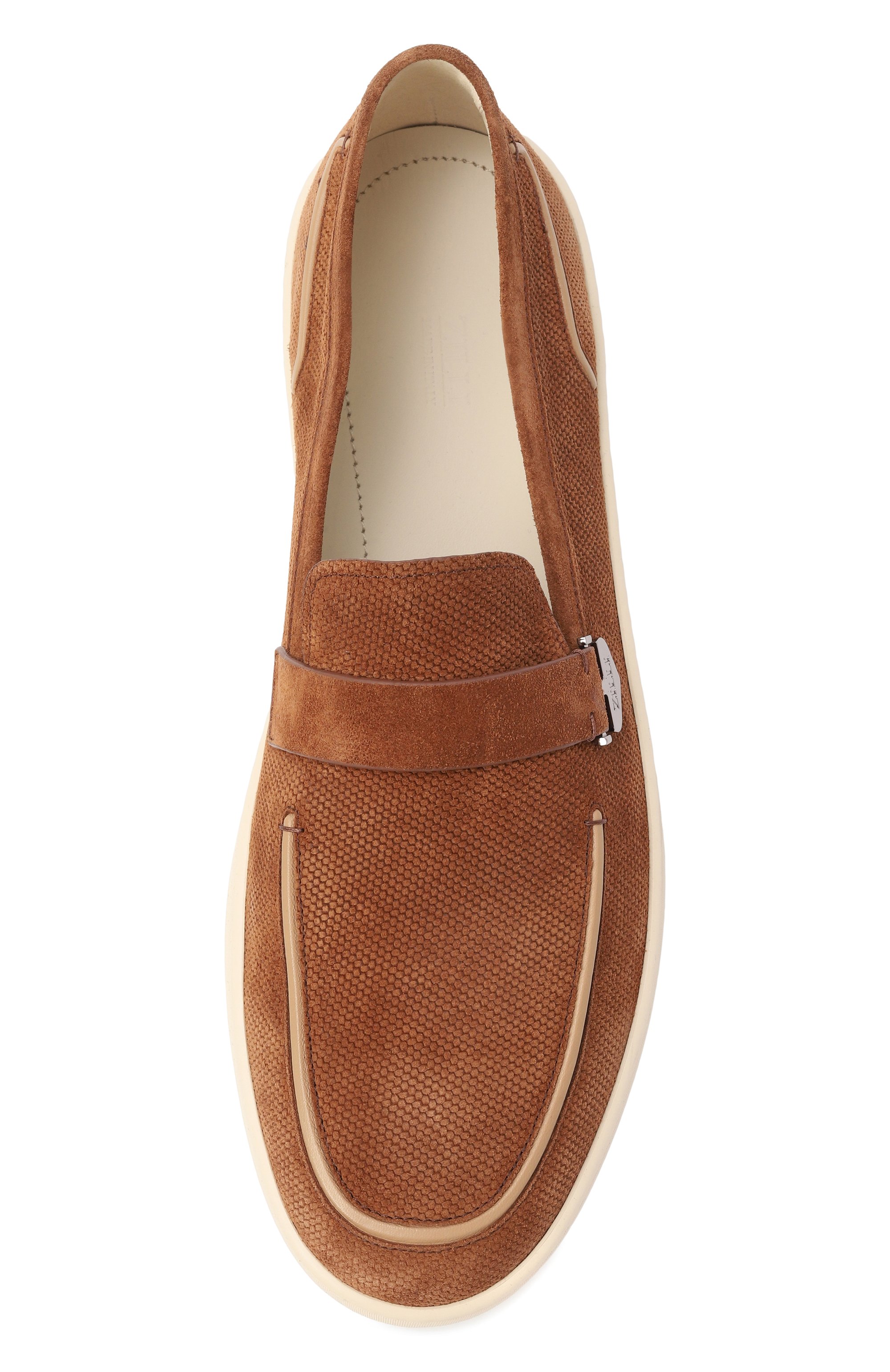 Замшевые лоферы ZILLI коричневого цвета по цене 133000 руб., арт. H0196AM1194VTPU03, фото 6 Замшевые лоферы ZILLI, арт. H0196AM1194VTPU03, фото 6