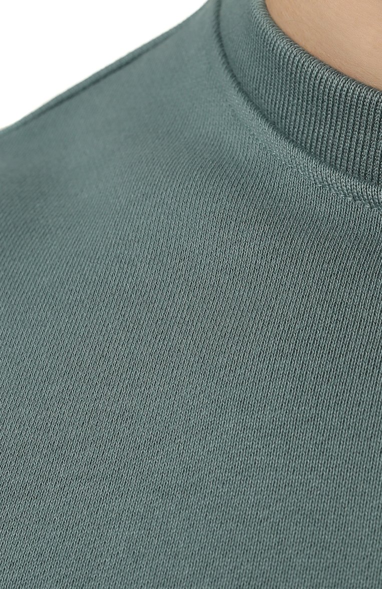 Мужской хлопковый свитшот adidas originals x pharrell williams ADIDAS ORIGINALS зеленого цвета, арт. HK6694 | Фото 5 (Материал внешний: Хлопок; Длина (для топов): Стандартные; Рукава: Длинные; Мужское Кросс-КТ: свитшот-одежда; Принт: С принтом; Стили: Спорт-шик)