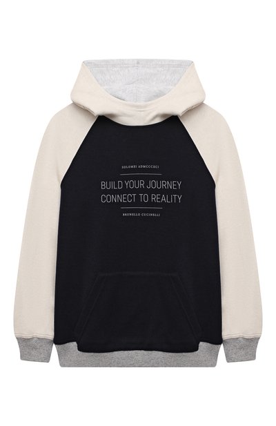 Худи из кашемира и хлопка BRUNELLO CUCINELLI, арт. BE843E134A, фото 1