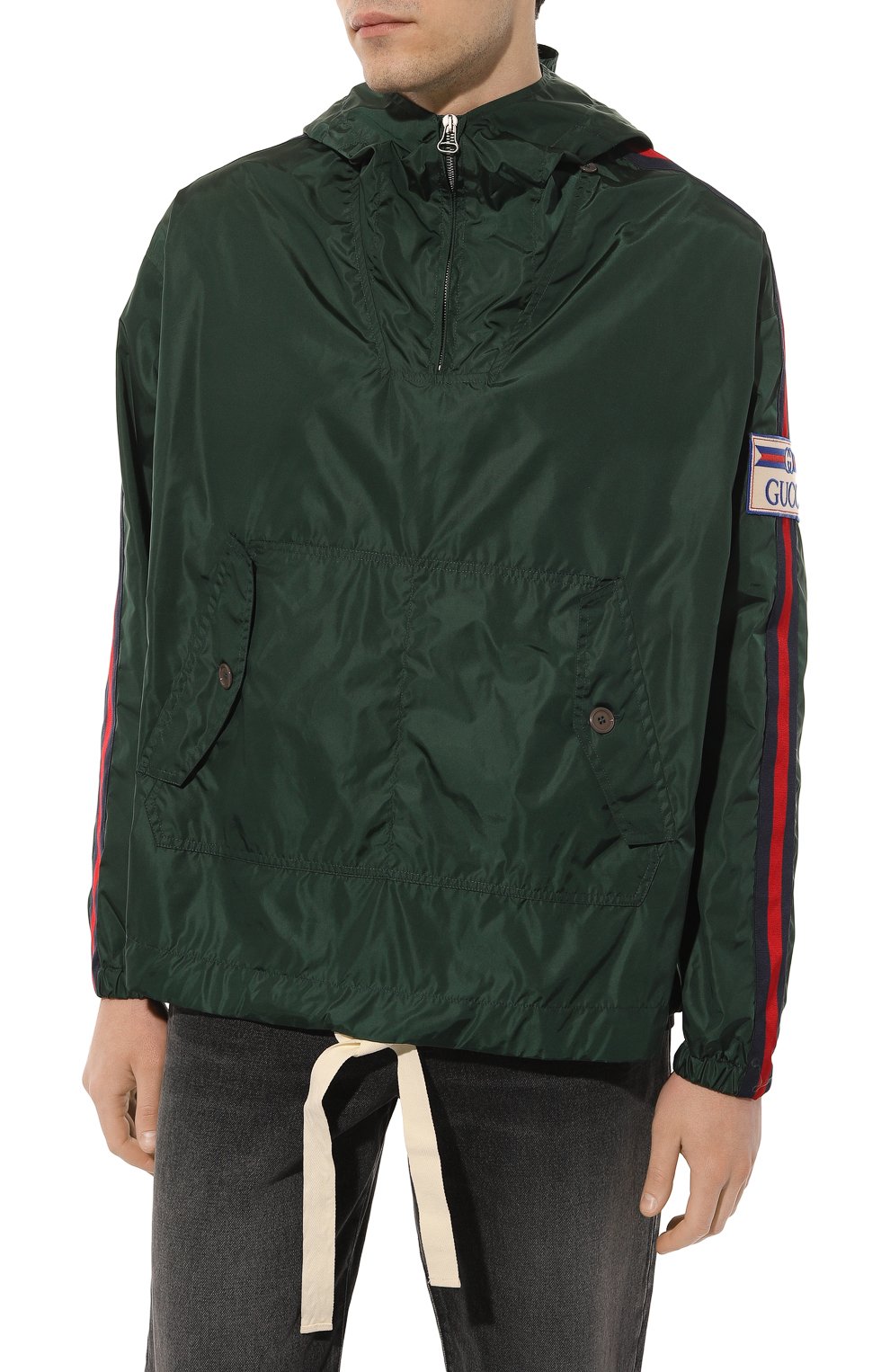 Анорак GUCCI зеленого цвета по цене 172800 руб., арт. 654827 ZAGVU, фото 3 Анорак GUCCI, арт. 654827 ZAGVU, фото 3
