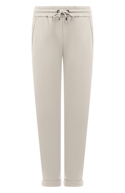 Женские хлопковые брюки BRUNELLO CUCINELLI, арт. MH827SA399