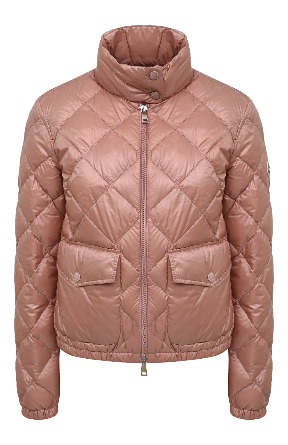 Пуховая куртка binic MONCLER светло-розового цвета по цене 92100 руб., арт. H1-093-1A000-05-539AQ, фото 1 Пуховая куртка binic MONCLER, арт. H1-093-1A000-05-539AQ, фото 1