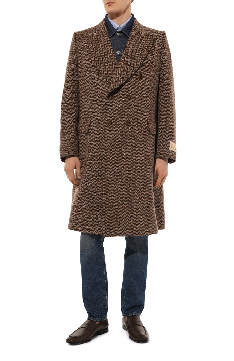 Пальто GUCCI коричневого цвета по цене 429120 руб., арт. 644450 ZAFUT, фото 2 Пальто GUCCI, арт. 644450 ZAFUT, фото 2