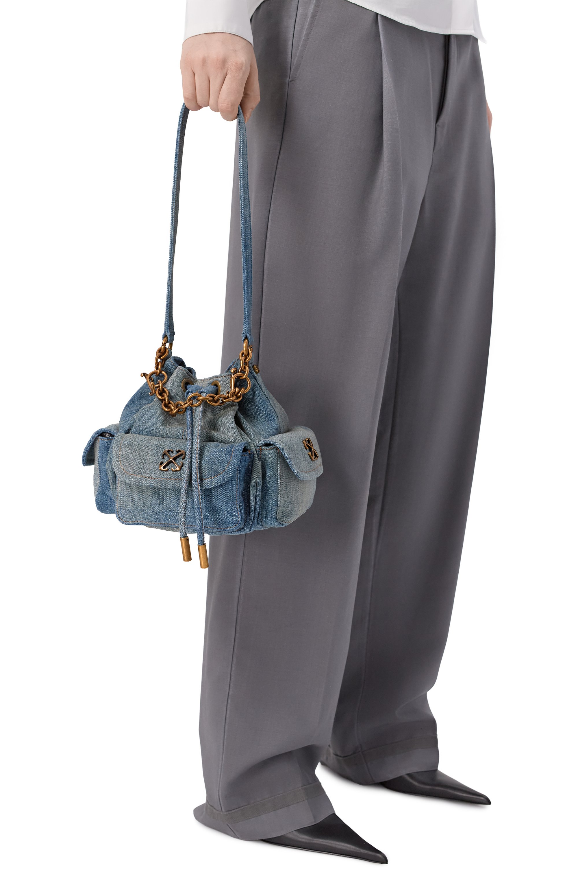 Сумка dumbo bucket OFF-WHITE, арт. 0WMY002F25DEN001, фото 2