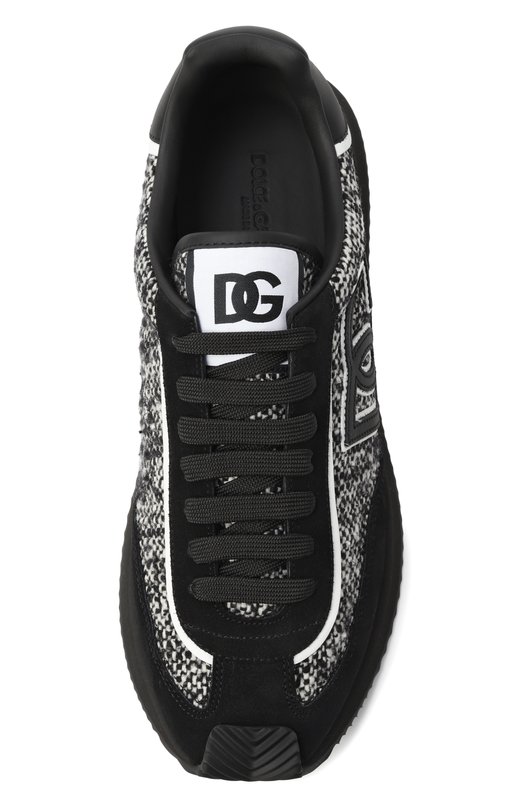 Комбинированные кроссовки DG Cushion Dolce & Gabbana CS2288/AP452 Чёрно-белый  CS2288/AP452 Фото 6