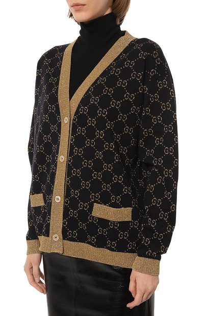 Хлопковый кардиган GUCCI, арт. 529193 X9W83, фото 3