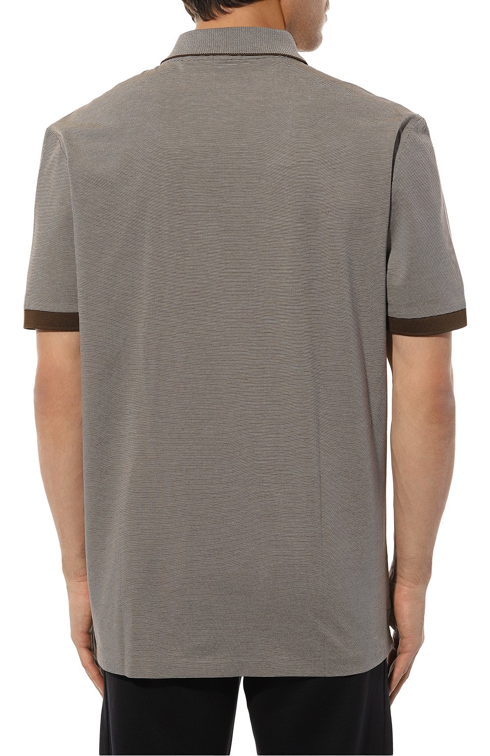 Хлопковое поло BOSS, арт. 50494991, фото 4