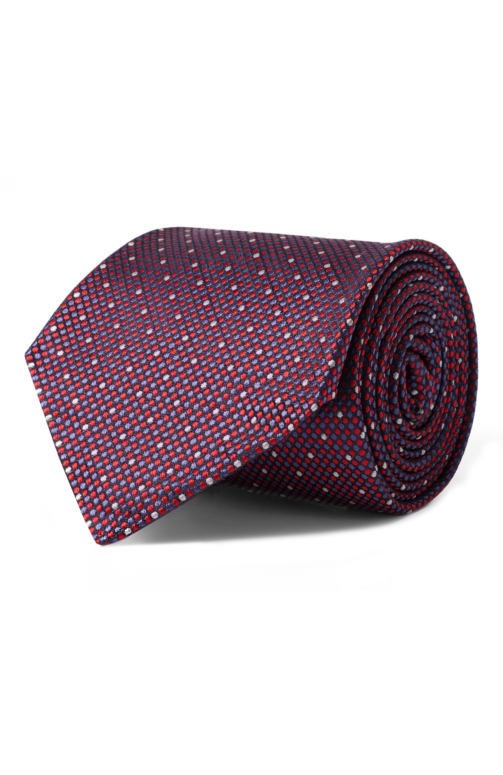 Шелковый галстук KITON бордового цвета по цене 41650 руб., арт. UCRVKLC01M01, фото 1 Шелковый галстук KITON, арт. UCRVKLC01M01, фото 1