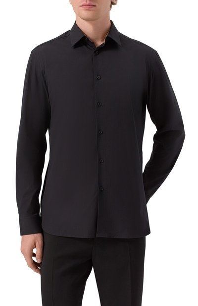 Хлопковая рубашка BURBERRY, арт. 8071799, фото 3