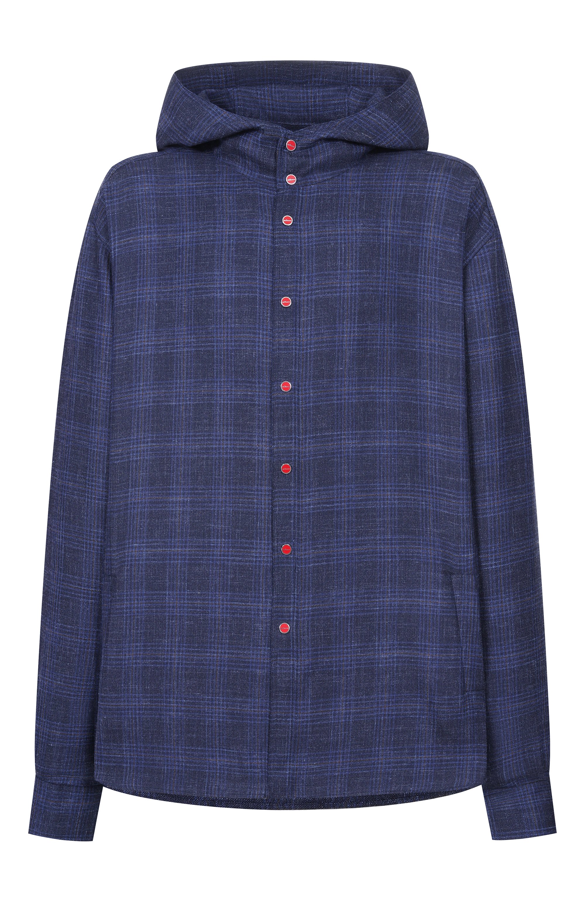 Рубашка из шерсти и льна KITON, арт. UMCMARK0630G, фото 1