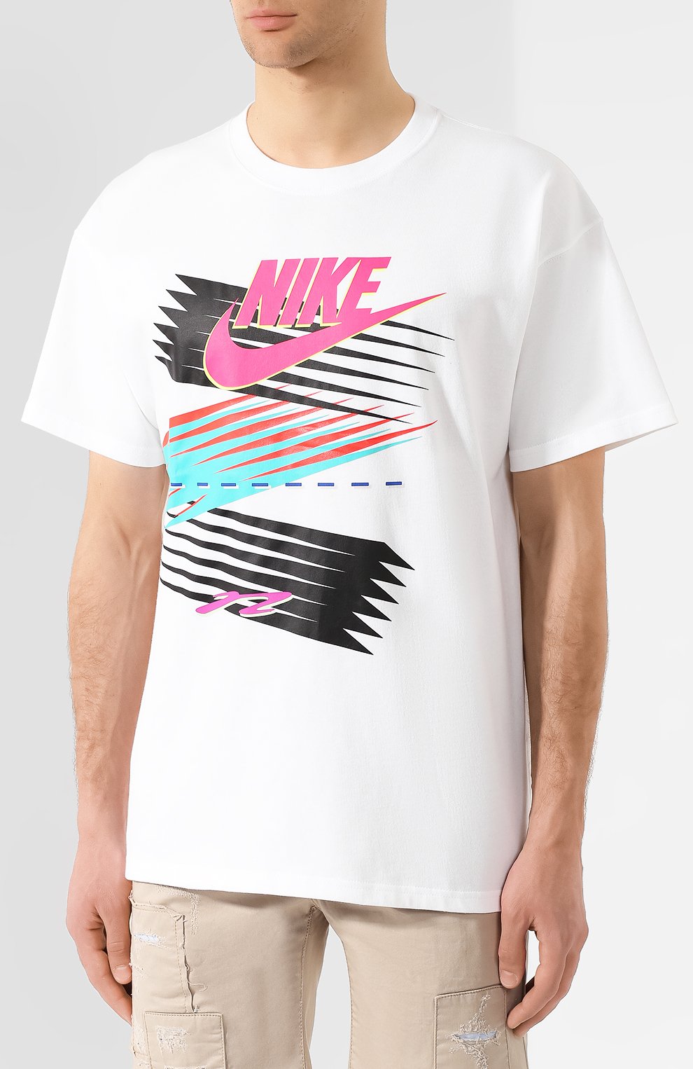 Хлопковая футболка nike x atmos NIKELAB белого цвета по цене 3640 руб., арт. CI3197-100, фото 3 Хлопковая футболка nike x atmos NIKELAB, арт. CI3197-100, фото 3