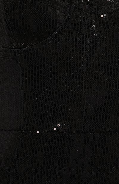 Платье с отделкой пайетками SASHA KIM черного цвета по цене 89000 руб., арт. УТ-00001637, фото 5 Платье с отделкой пайетками SASHA KIM, арт. УТ-00001637, фото 5