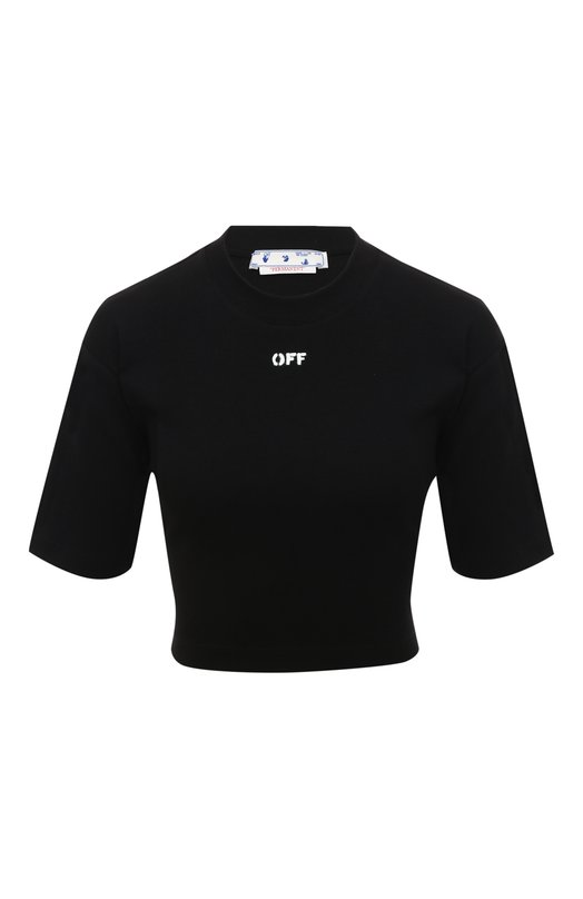 

Хлопковая футболка Off-White, Чёрный