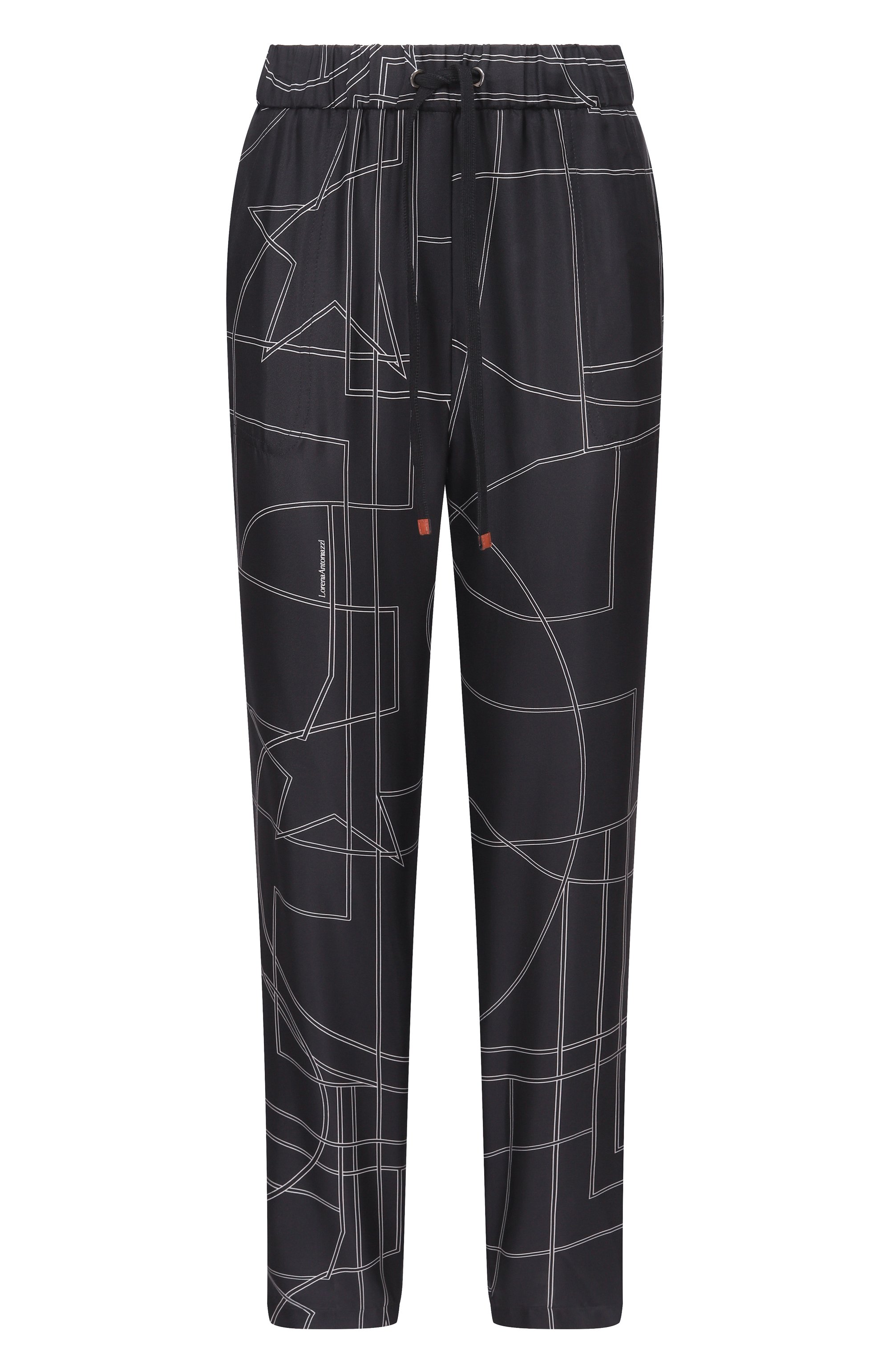 Шелковые брюки LORENA ANTONIAZZI, арт. E2649PA80D/5300, фото 1