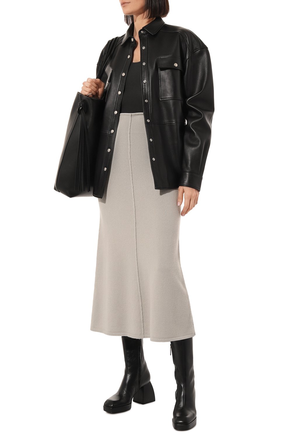 Хлопковая майка JAMES PERSE, арт. WNL3102/CRN, фото 2