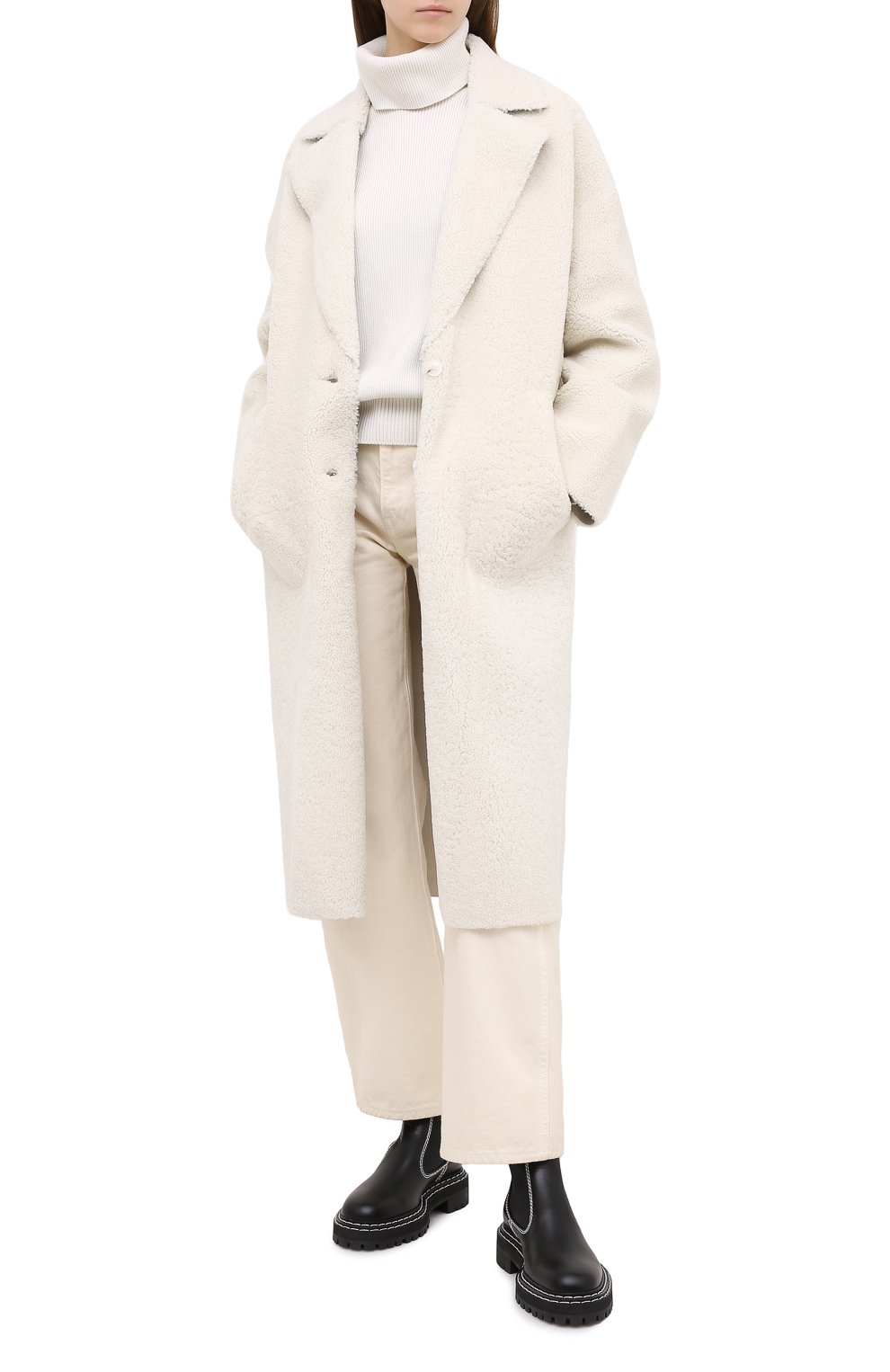 Шуба из овчины INES&MARECHAL, арт. HARP0N, фото 3