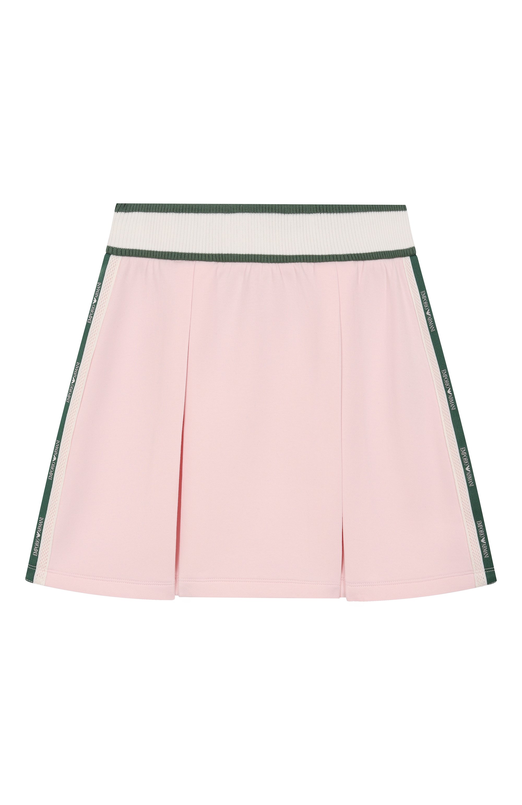 Хлопковая юбка EMPORIO ARMANI светло-розового цвета по цене 18900 руб., арт. EG000075/AF10126, фото 1 Хлопковая юбка EMPORIO ARMANI, арт. EG000075/AF10126, фото 1