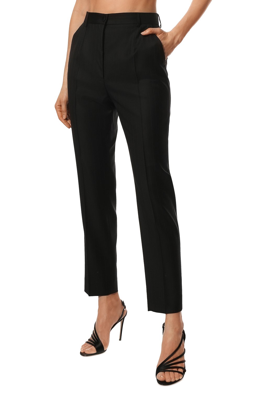 Шерстяные брюки DOLCE & GABBANA, арт. FTAM2T/FR2X8, фото 3