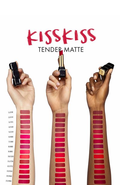 Матовая помада для губ kisskiss, оттенок 530 мечтательный розовый GUERLAIN, арт. G043360, фото 4