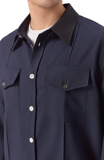 Шерстяная рубашка MARNI, арт. CUMU0368Q1/UTW839, фото 5