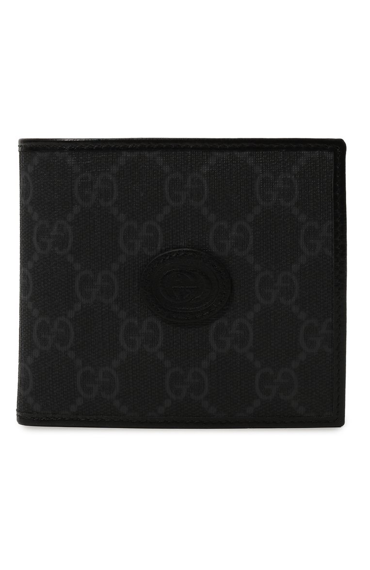 Мужской портмоне GUCCI черного цвета, арт. 673000/92TCN | Фото 1 (Материал: Текстиль, Синтетический материал; Нос: Не проставлено)